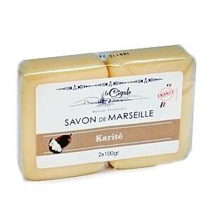 Savon de Marseille Karité 2x100g